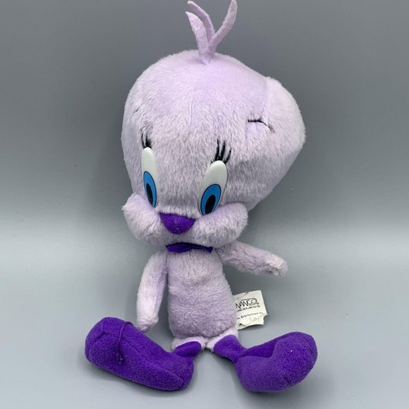 Nanco Lavender Tweety Bird Purple Hanging Plush - Picture 2 of 9